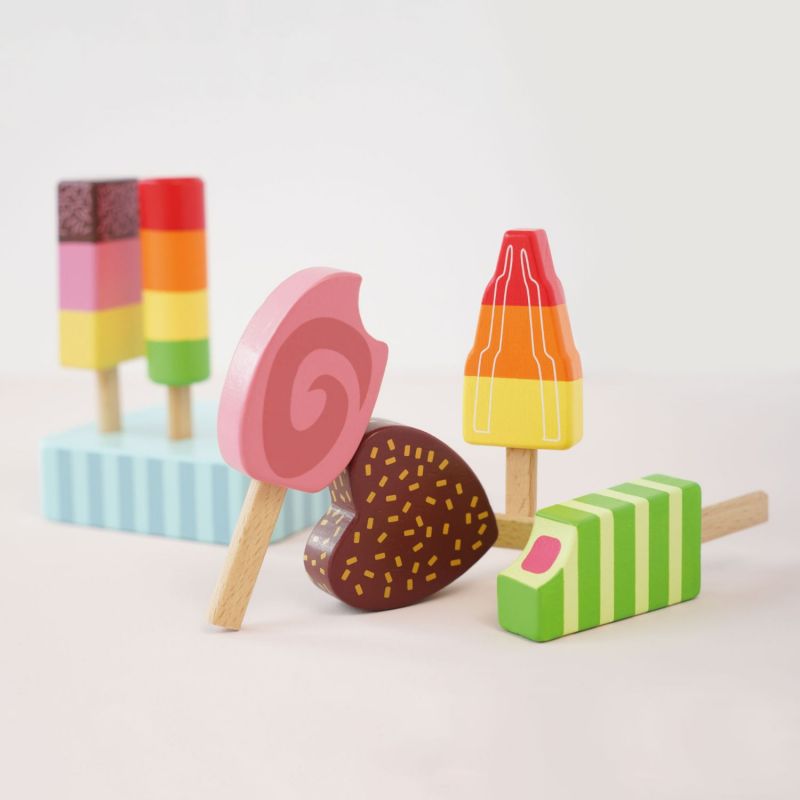 Lot de 6 glaces lollies en bois FSC Le Toy Van Ambiance 7