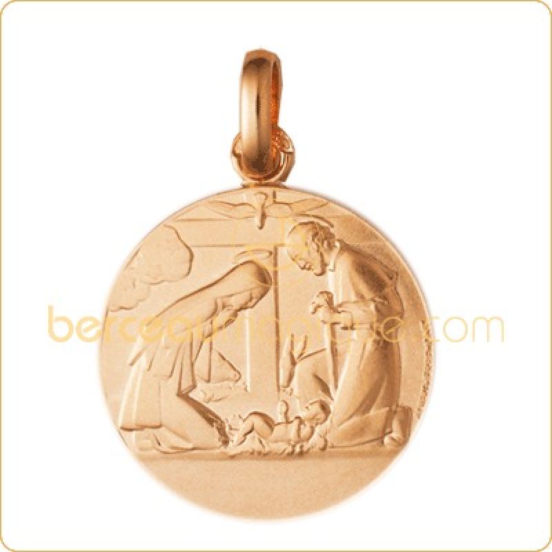 Médaille Nativité d'Herbemont (avec revers) (or jaune) Monnaie de Paris