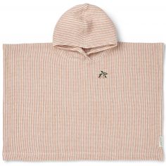 Poncho de bain Paco rayé Tuscany Rose (3-4 ans) - Liewood