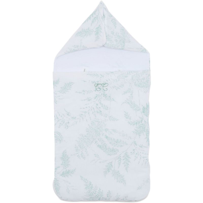 Nid d'ange imprimé Feuillage Vert Tartine et Chocolat Produit 1