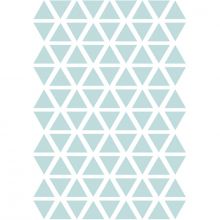 Stickers triangles mint (29,7 x 42 cm)  par Lilipinso