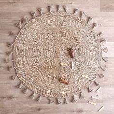 Tapis rond en jute Else (140 cm)