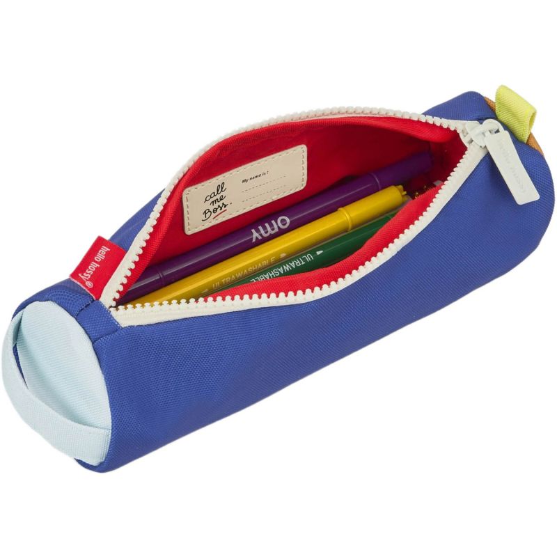Trousse simple compartiment Mini Blue Canyon Hello Hossy Produit ouvert 5