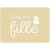Carte annonce C'est une fille - Zü