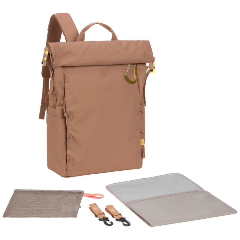 Sac à dos à langer Outdoor Rolltop amande Lässig Produit 3