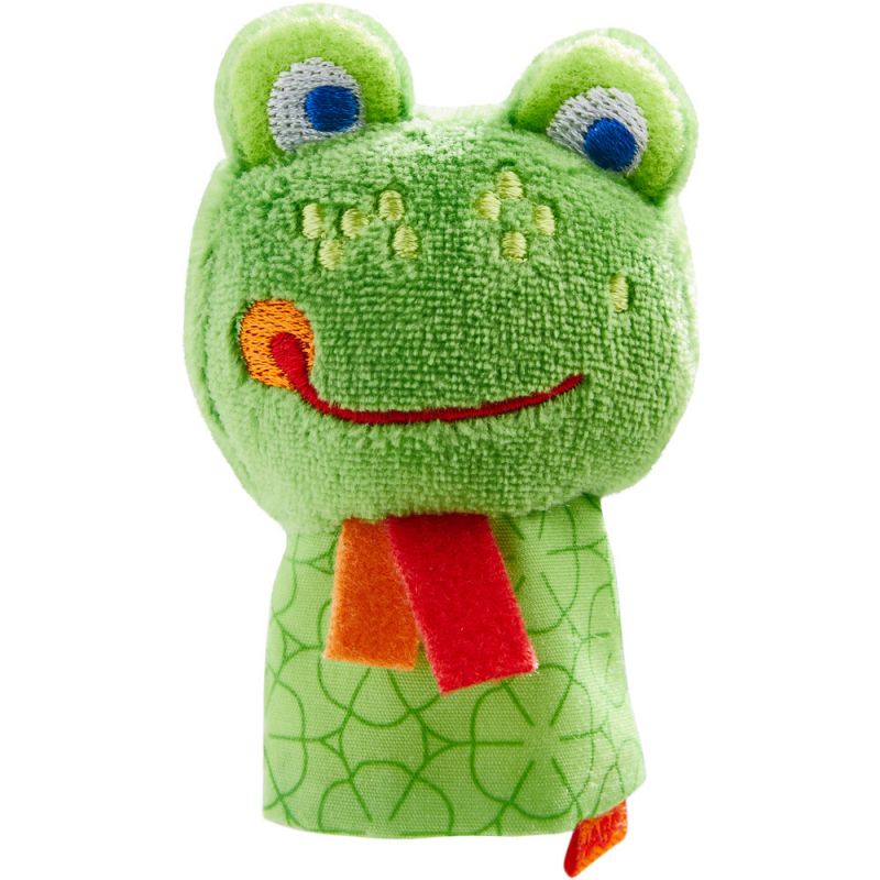 Marionnette à doigt Fabi la grenouille Haba