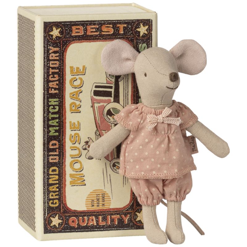 Souris Grande Sœur dans sa boîte assortie Maileg Produit 1