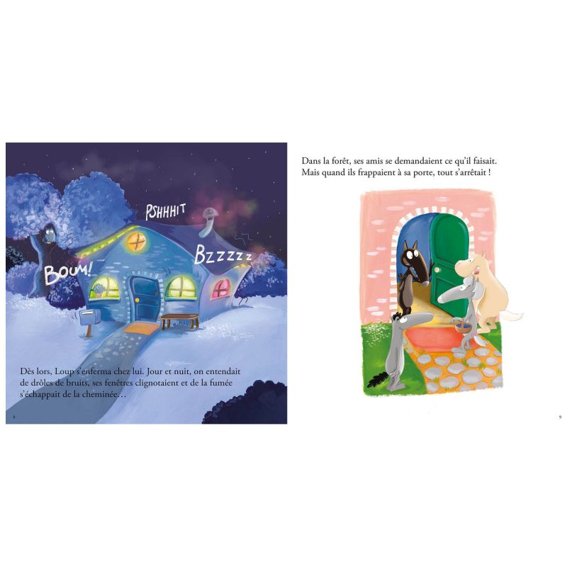 Livre Le loup qui voulait être un super magicien Auzou Editions Produit 3