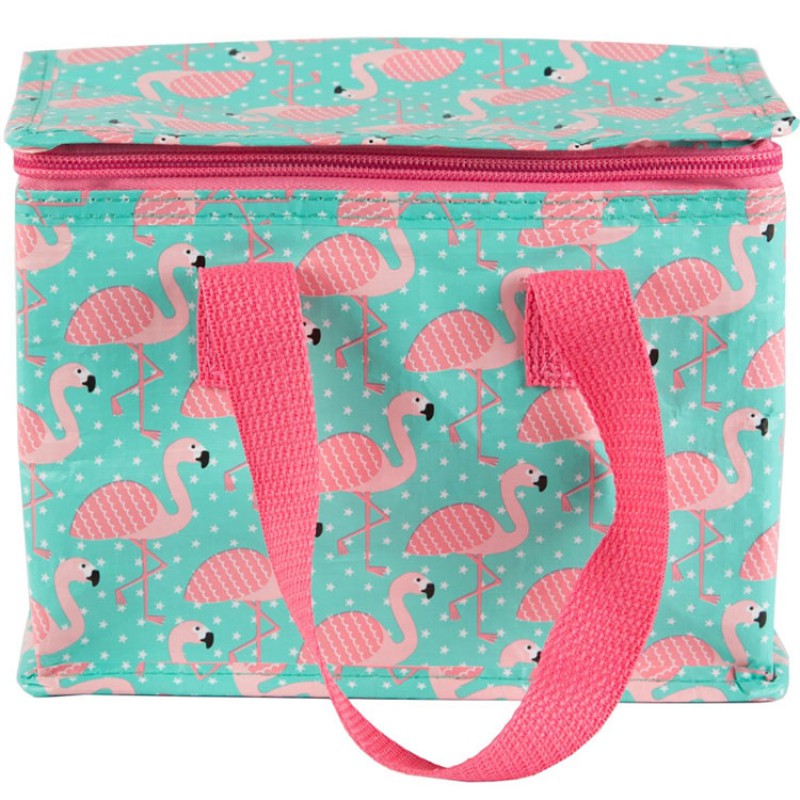 Sac isotherme Tropical flamant rose sass & belle