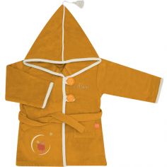 Peignoir lion safran personnalisable (2-4 ans) - L'oiseau bateau
