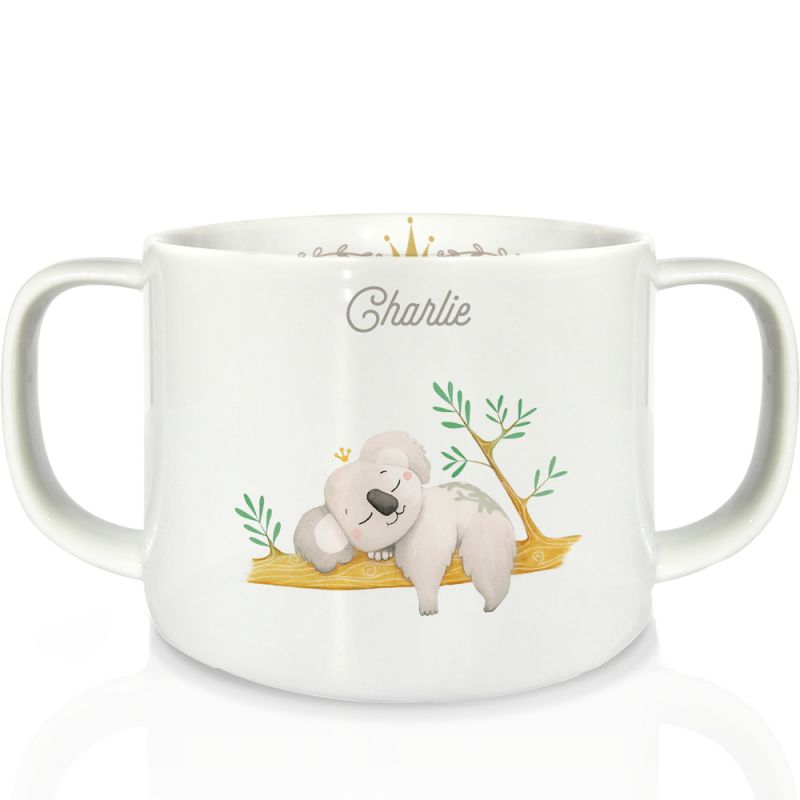 Tasse en porcelaine Koala sieste (personnalisable) Gaëlle Duval