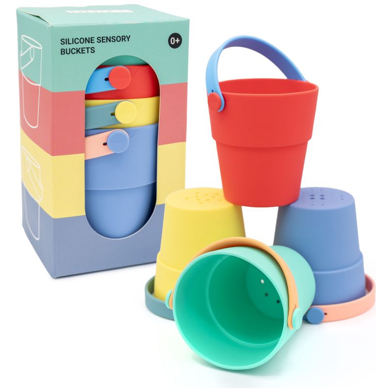 Lot de 4 seaux pour le bain Little L Packaging 9