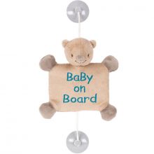 Bébé à bord Basile l'ours  par Nattou