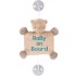 Bébé à bord Basile l'ours - Nattou