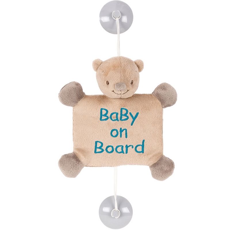 Bébé à bord Basile l'ours Nattou