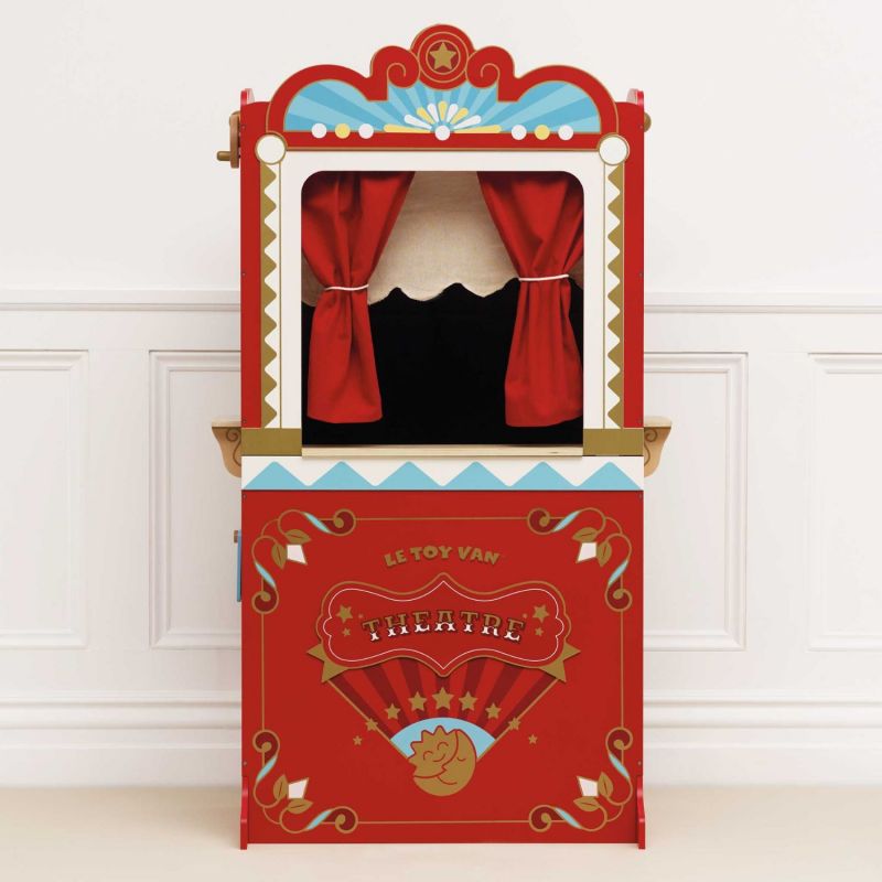 Théâtre de marionnettes rétro en bois FSC Le Toy Van Ambiance 8