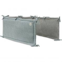 Tour de lit Cosy Knit Sea Green (pour lits 60 x 120 ou 70 x 140 cm) - Jollein