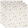 Lot de 3 langes en gaze de coton Miffy Family Farm (70 x 70 cm) Jollein Produit 1