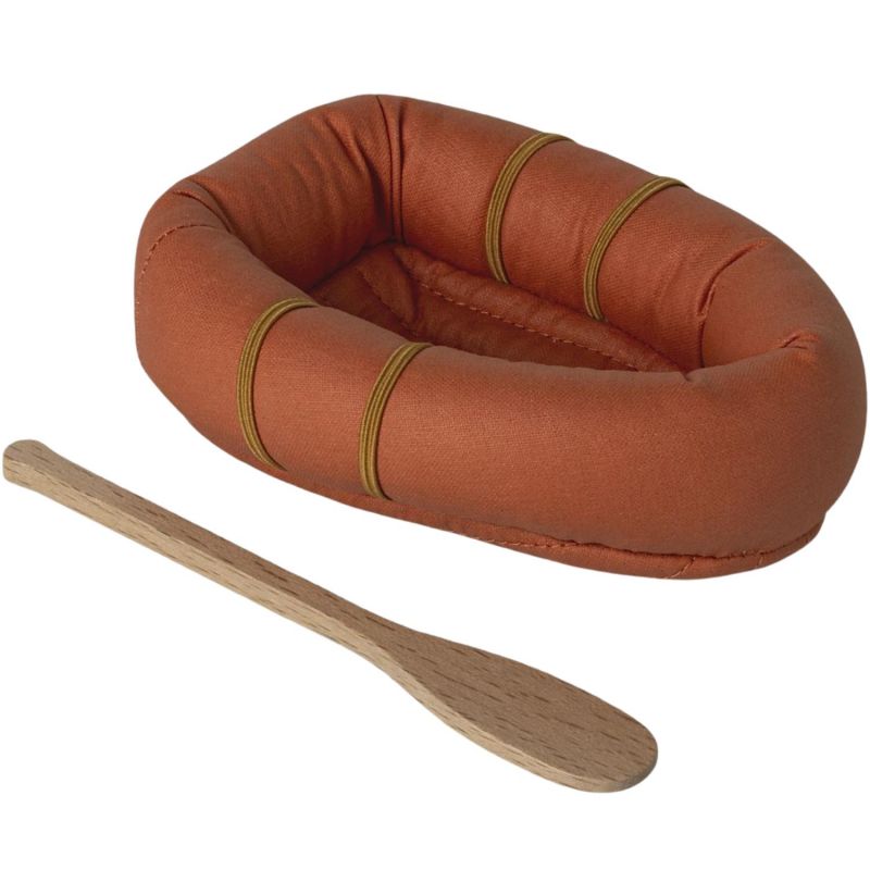 Bateau pneumatique avec gilet de sauvetage et pagaie Souris Maileg Produit 3