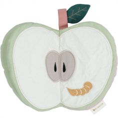 Livre bébé en coton bio pomme verte