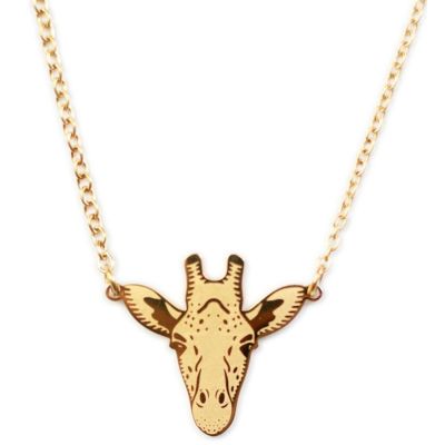 Collier Girafe (Plaqué or 18 carats) Mava