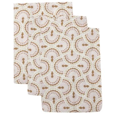 Lot de 3 gants de toilette Soft Plumes Jollein