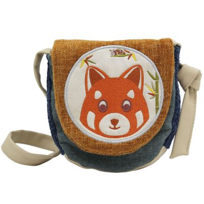 Sac bandoulière enfant Tchikis 3 Panda Roux