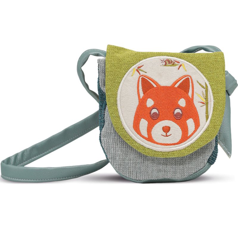 Besace enfant panda roux L'oiseau bateau