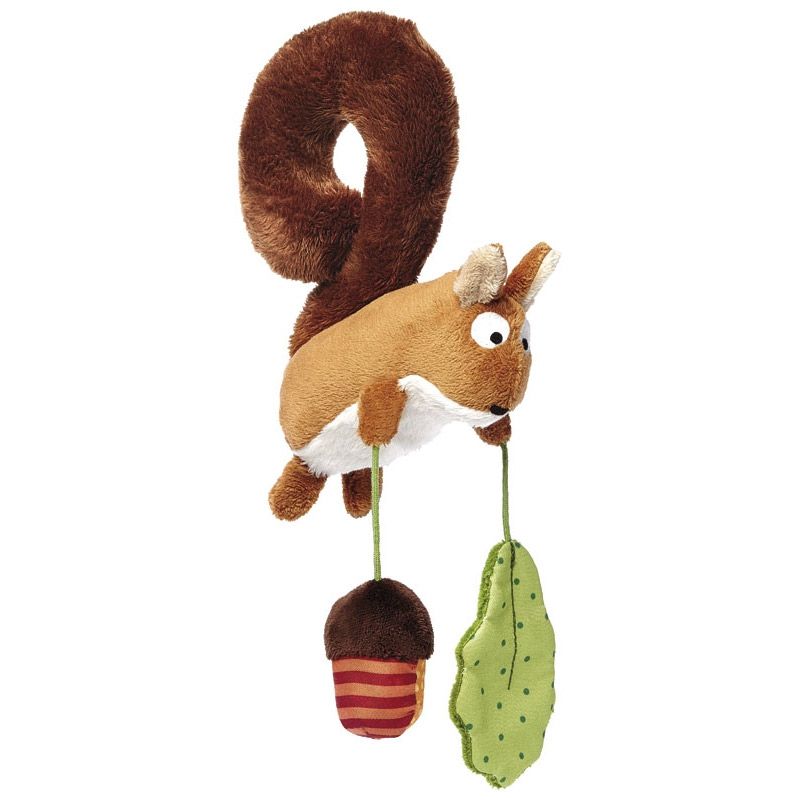 Peluche à suspendre écureuil  (16 cm) Sigikid