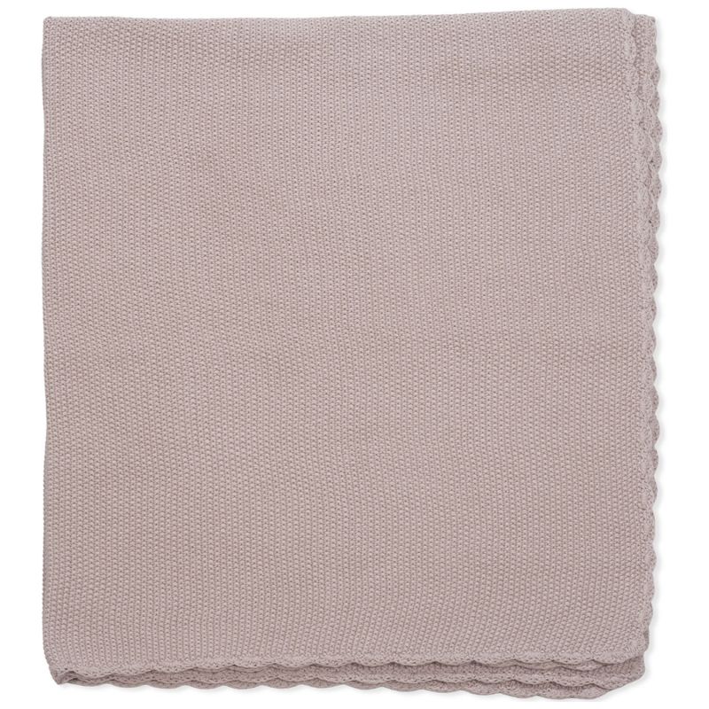 Couverture tricot bébé rose (75 x 100 cm) Pasito a pasito Produit 1