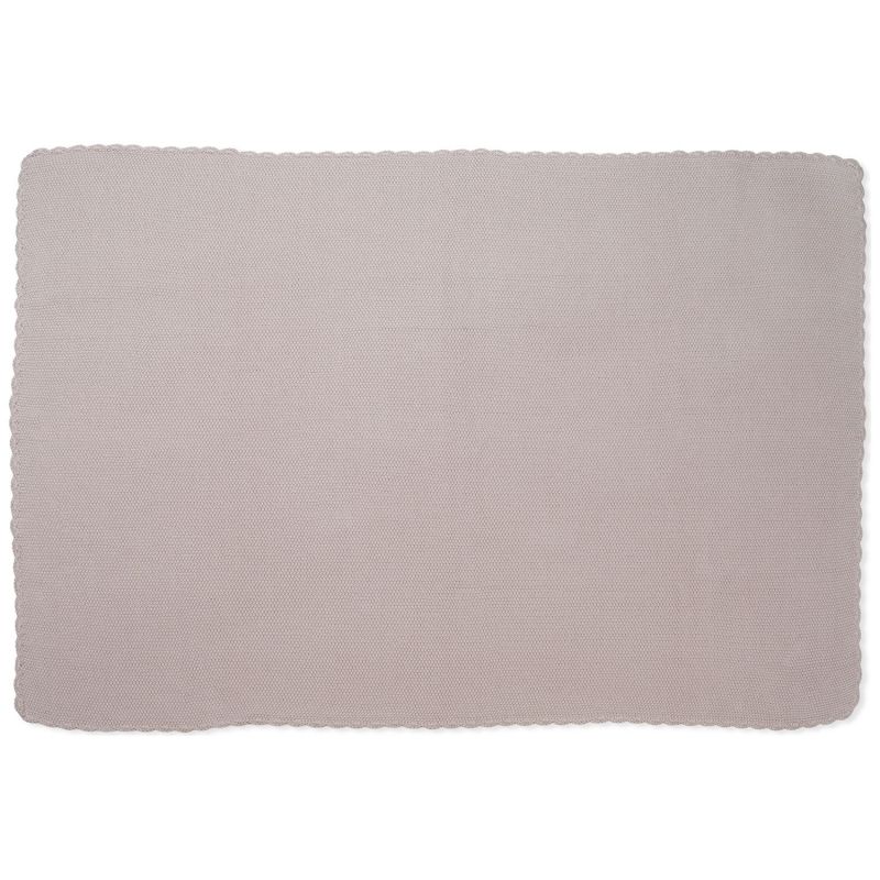 Couverture tricot bébé rose (75 x 100 cm) Pasito a pasito Produit 7