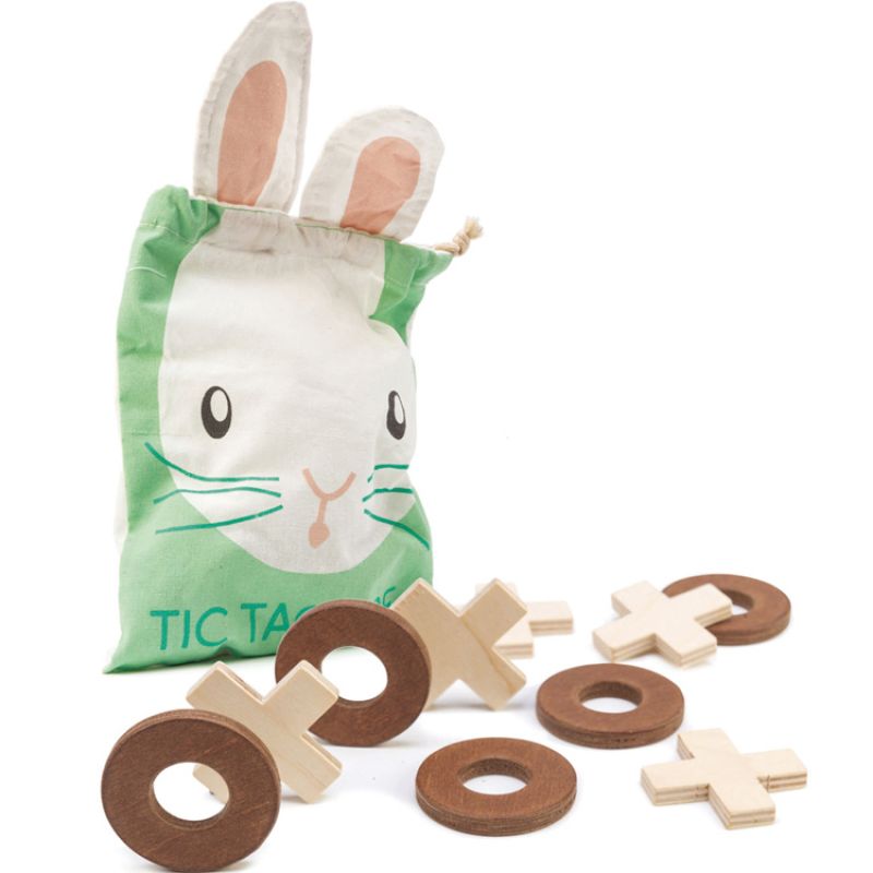 Jeu de morpion lapin Tic tac toe Tender Leaf