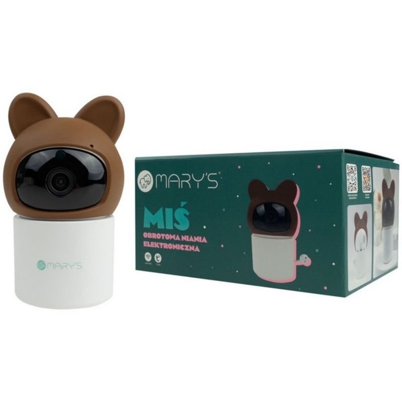 Babyphone rotatif Ours Brun Mary's Packaging 5
