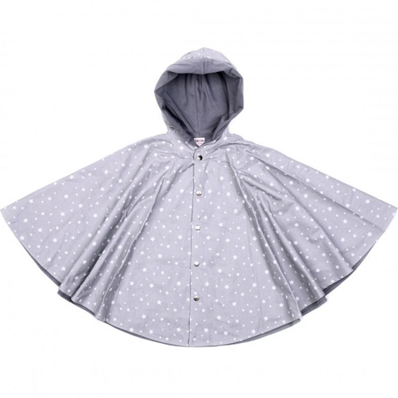Cape de pluie gris étoile (2-5 ans) BB & Co