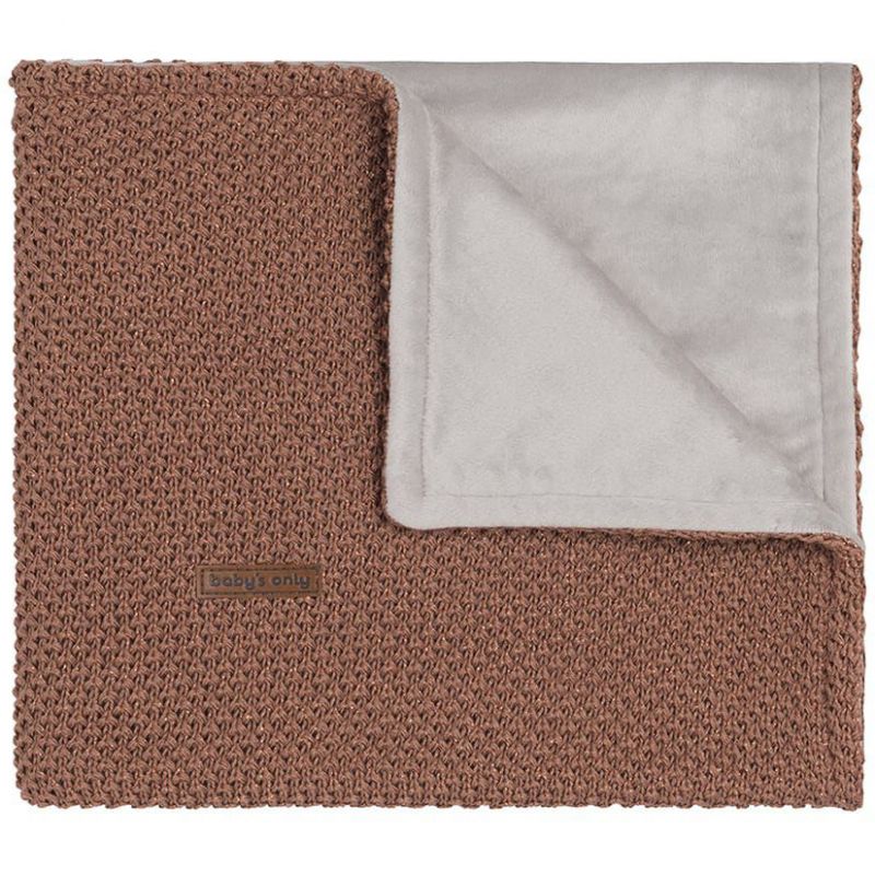 Couverture bébé Sparkle Flavour miel cuivré (70 x 95 cm) Baby's Only