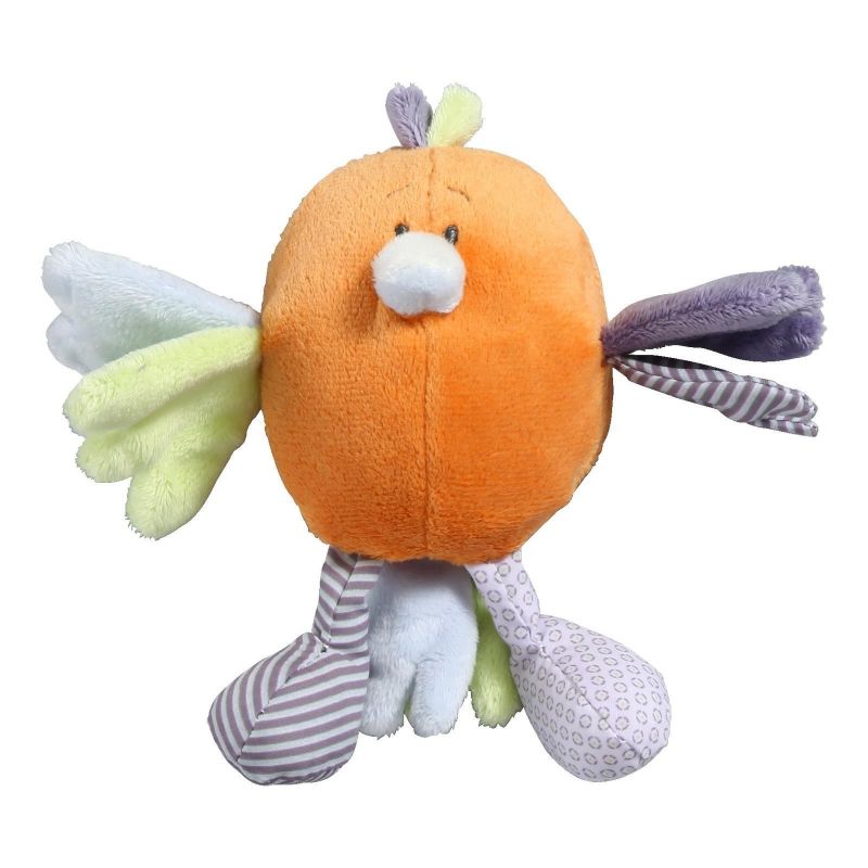Peluche oiseau Robin orange (15 cm) Noukie's
