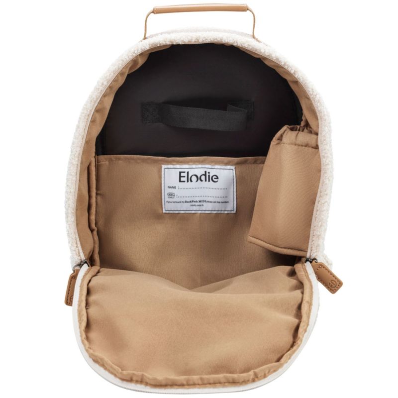 Sac à dos Midi White Bouclé Elodie Details Produit ouvert 4