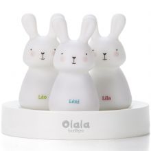 Lot de 3 veilleuses nomades lapin Léo, Léni & Lila - Reconditionné  par Olala Boutique
