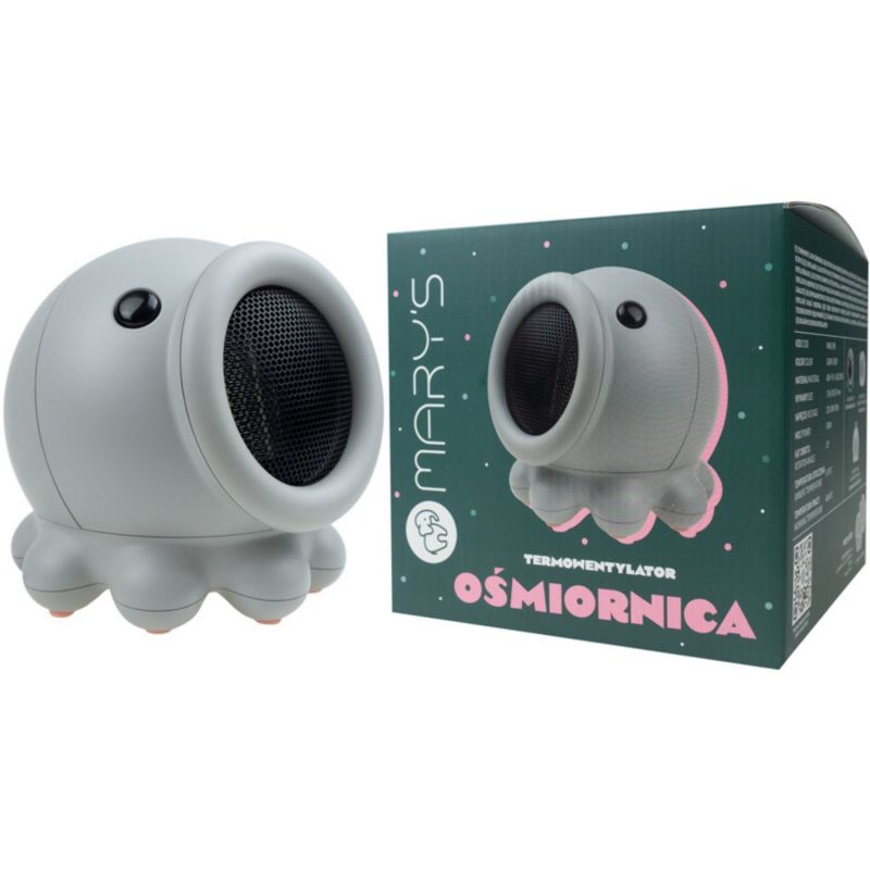 Mini chauffage Heather Octopus Grey Mary's Packaging 5