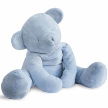 Peluche géante ours bleu (70 cm)  par Doudou et Compagnie