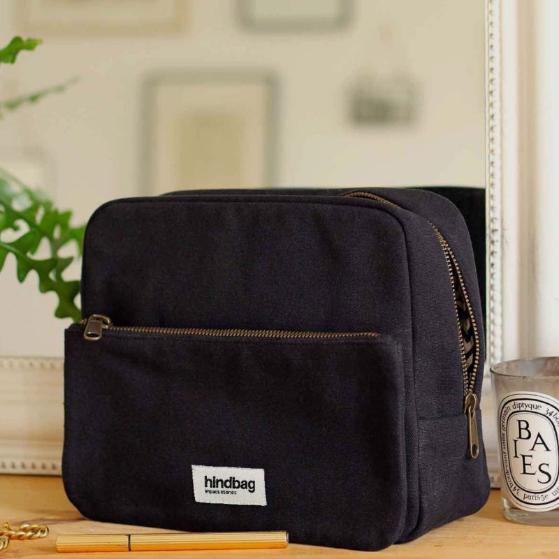 Trousse de toilette XL Alix Noir Hindbag Ambiance 2