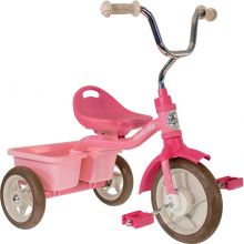 Tricycle Transporter avec panier arrière rose  par Italtrike