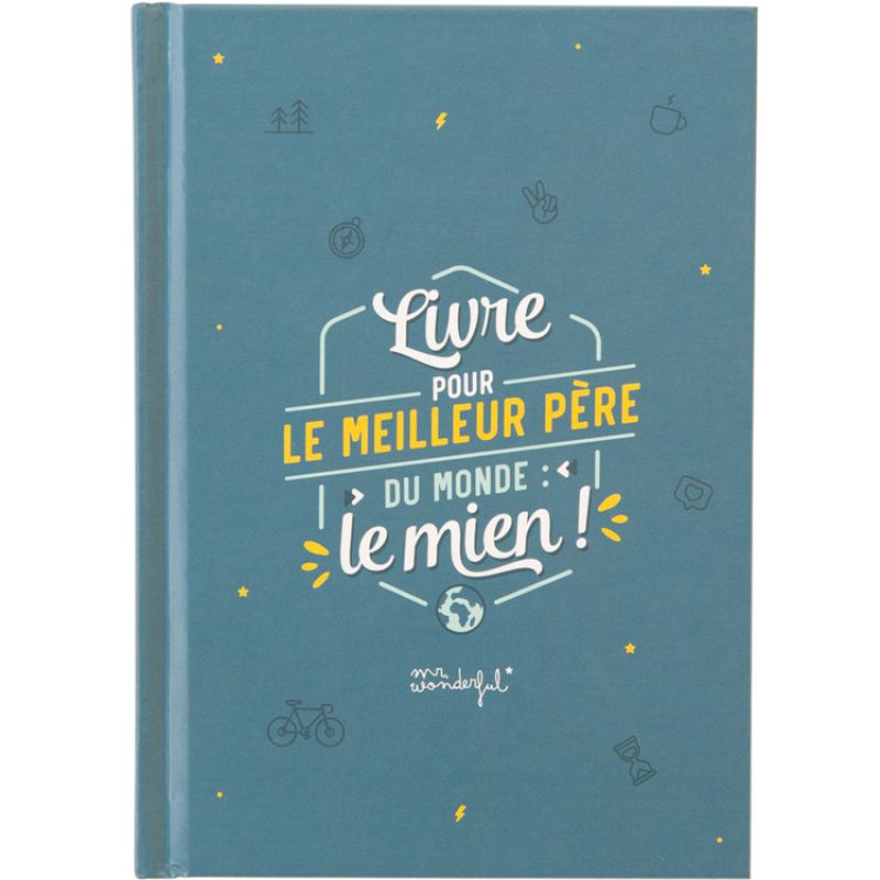 Livre à personnaliser pour le meilleur père du monde Mr. Wonderful