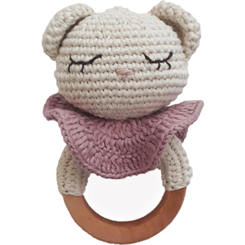 Hochet grelot anneau de dentition ours Patti Oslo