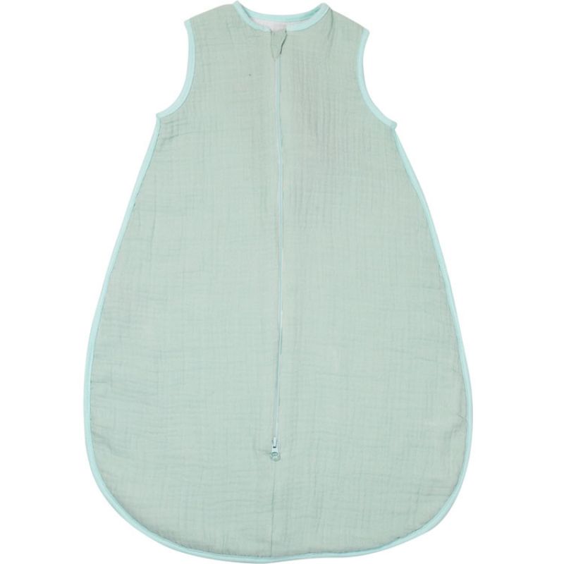 Gigoteuse légère en mousseline de coton jade TOG 0,5 (65 cm) Trois Kilos Sept