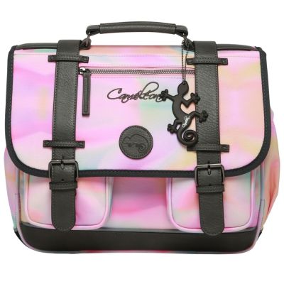 Cartable A4 maternelle Pink Tie and Dye (35 cm) Caméléon
