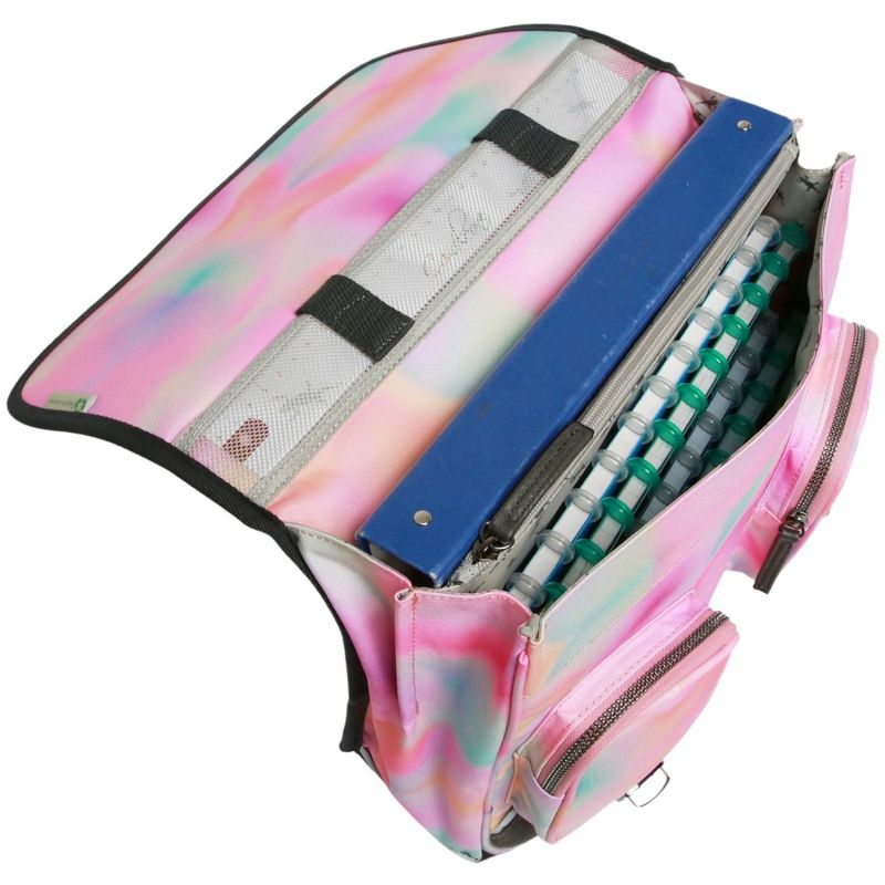 Cartable A4 maternelle Pink Tie and Dye (35 cm) Caméléon Produit ouvert 4