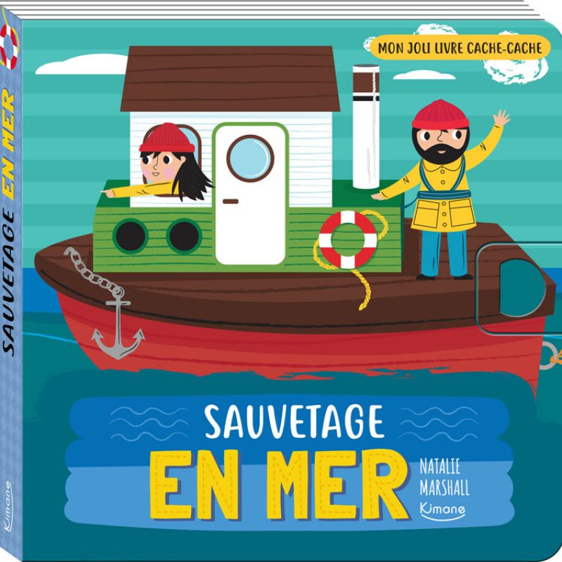 Livre cache-cache Sauvetage en mer Editions Kimane
