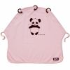 Protection pour poussette Baby Peace coton bio Panda rose - Kurtis