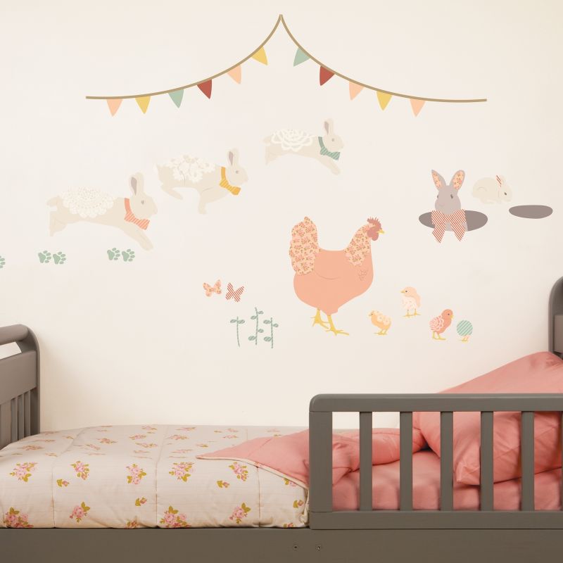 Sticker Lapin Bunny adventure Love Maé